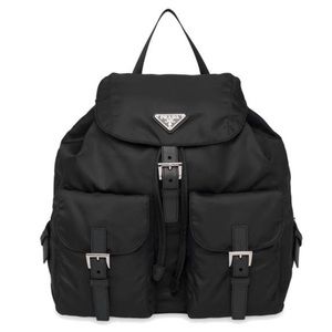 Prada Black Nylon Backpack